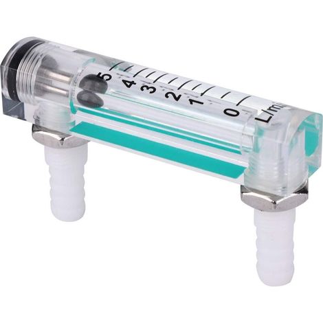 Jauge de débit d'air LZQ-1 15LPM jauge de débitmètre de Mesure de dioxyde de Carbone oxygène, débitmètre de gaz oxygène air, débitmètre de gaz débitmètre, Simple, Pratique et Efficace