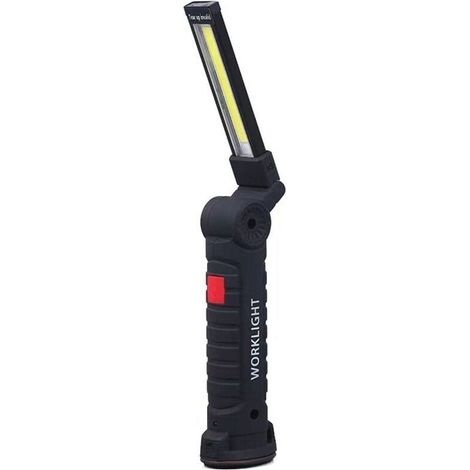 LED-Arbeitsleuchte mit Magnetfuß, 5 Beleuchtungsmodi, USB-Anschluss (1/4)