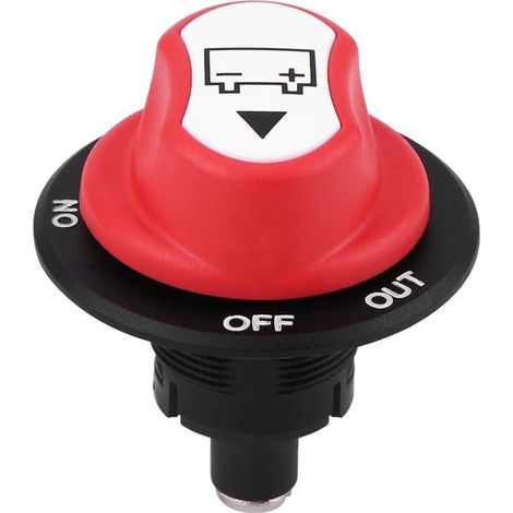 Interruptor de batería de 50 V 50 A CONT 75 A INT. Interruptor de encendido/apagado para automóviles, vehículos todoterreno, camiones, autocaravanas y yates. (1/5)