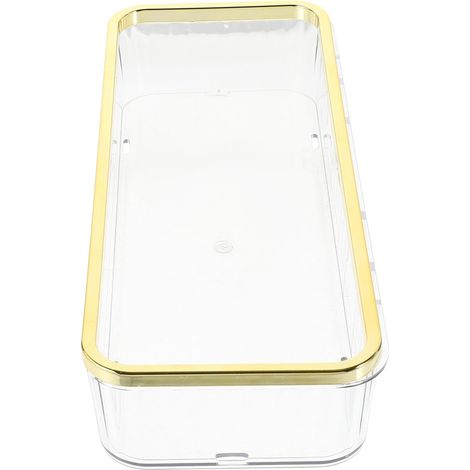 Étagère murale transparente pour salle de bain, sans perçage, petite taille, plastique durable, (1/5)
