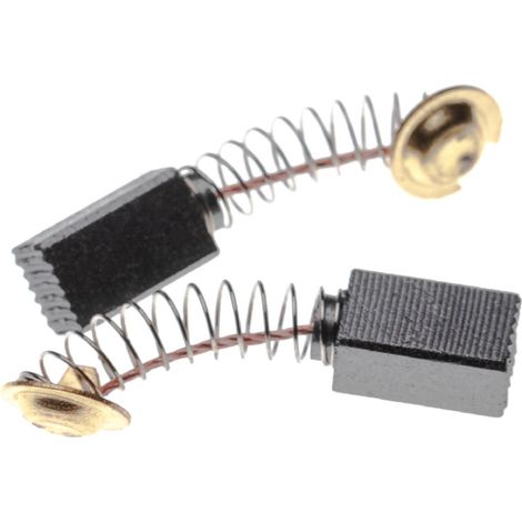 vhbw 2x Kohlebürste 6,5 x 7,5 x 12,5 mm kompatibel mit Hitachi GP2, G13SR, GP2SA, G12SA, G13SR2, G12SR, G12SG, G12SR2, G13S1, G13SB Elektrowerkzeug (1/2)
