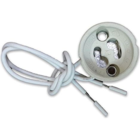 Soporte cerÁmico gu10 con cable 3423 (1/2)