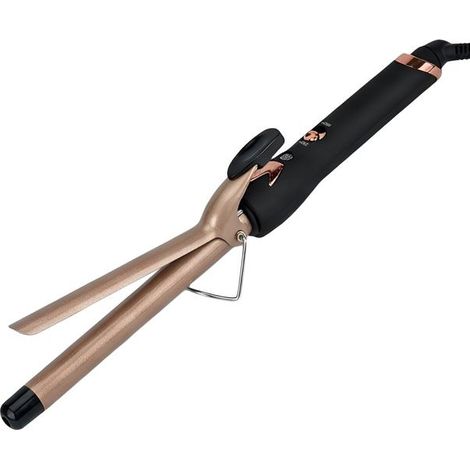 Fer à Boucler 57W en Tourmaline avec Chauffage PTC et Température Réglable Noir / Or (1/4)