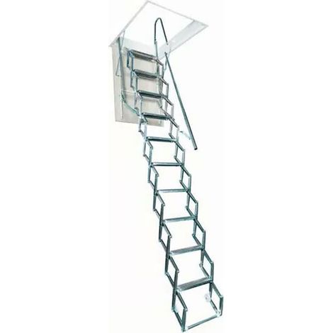 Scala retrattile - Botola 60x110cm - Altezza da 3.01 a 3.20m - ACI-ALU320/110X60