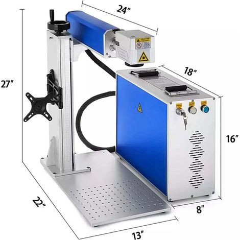 Sihao 30W Faserlaser Graviermaschine Laser Markierungsgerät 220V Hochpräzise
