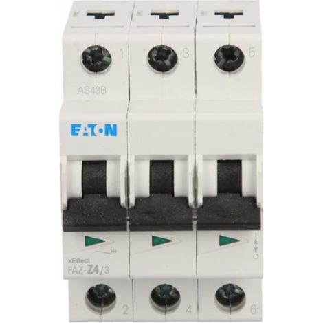 Disyuntor 3P Z 4A 10kA AC FAZ Z4/3 278923