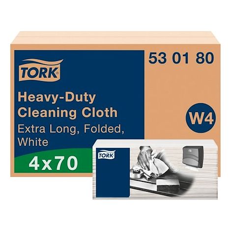 Chiffon nettoyant tork blanc 70F colis de 4 - Essity (Sca) (1/4)