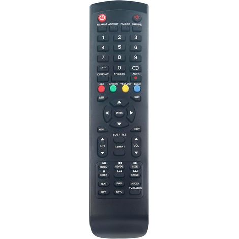 Replacement remote control for United HKC I-Joy LED TVs: LP24, LTW26X96 (V. 2), LED32HK62, LTW32X99, HT32AT2, HT19AT2, HT24AT2, EH40D4K, HT4020E32, HT40AT2, LED32V1FHD, EH22F4, EH24H4, EH24H4FHD (1/4)