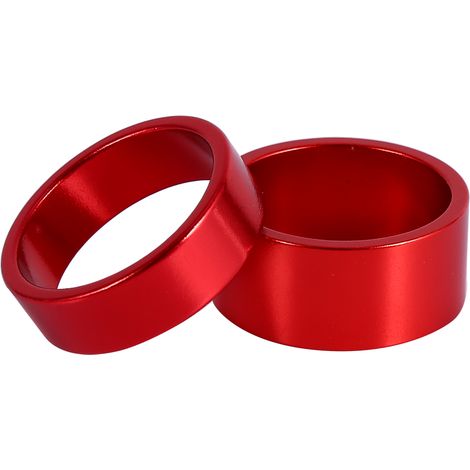 4 Pièces Espaceurs de Direction en Alliage d'Aluminium 5mm/10mm/15mm/20mm pour Vélo, 4 Couleurs (1/2)