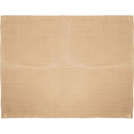 royaluxe -Tapis Ignifuge pour Plancher de Barbecue pour Foyer sur Terrasse Tapis de Gril Couverture Anti-feu Tapis de Foyer en Fibre de Verre Résistant à la Chal Tapis de Protection Antidérapant (8010