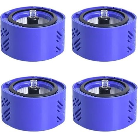 Filtro trasero del motor compatible con aspiradoras Dyson V6 DC58/DC59 (accesorio para aspiradora, filtro HEPA) (4 unidades) (1/4)