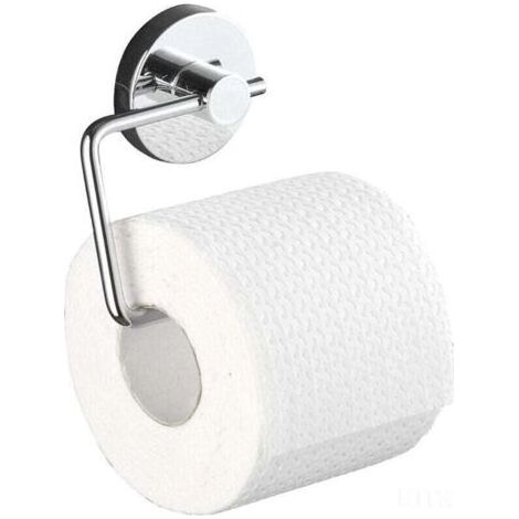 Dérouleur papier WC, Fixation Vaccum sans perçage, repositionnable, Chromé (1/5)