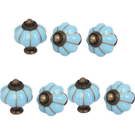 Bouton de forme céramique en Schrank Schublade Ziehgriff Lake Blue 7tlg (f8fef9d52acaf3770f9741062f4 (1/4)