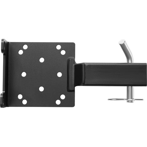 Support de Treuil d'Attelage, Capacité 1633 kg, Récepteur 50,8 mm, 2/4 Trou de Montage, Acier Revêtu Poudre, Noir, pour VTT/UTV/Pickup (1/5)