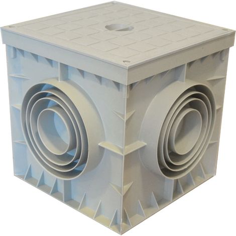 ETTROIT Pozzetto elettrico ispezionabile con coperchio 200 x 200 x 200 mm - DB1202020