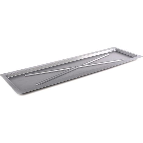 Égouttoir à vaisselle sur support 75 x 25 cm argenté
