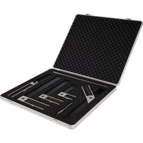 Ulmia Präzisions-Winkel-Set Black Edition inkl. Koffer, Präzisionswinkel