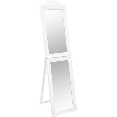 Maison Exclusive - Specchio Autoportante Bianco 40x160 cm