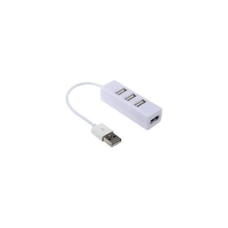 USB Hub USB 2.0 4 en 1 multiport Hub de Charge Connexion Carte Adaptateur Lecteur Hub USB 1pc Blanc- (1/5)