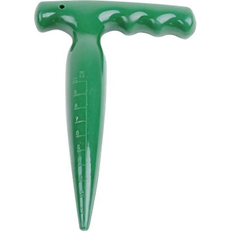 SHINING HOUSE Herramienta manual para jardín, plantador de bulbos, herramienta de jardinería, perforadora, excavadora, herramienta para plántulas, mango ergonómico para plantar plántulas, desmalezar,  (1/5)