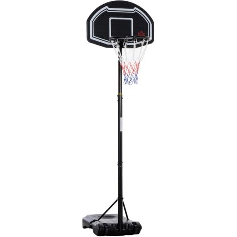 Canestro da basket per esterni per ragazzi, regolabile in altezza da 160 a 210 cm, con ruote, facile da montare sul posto. (1/5)