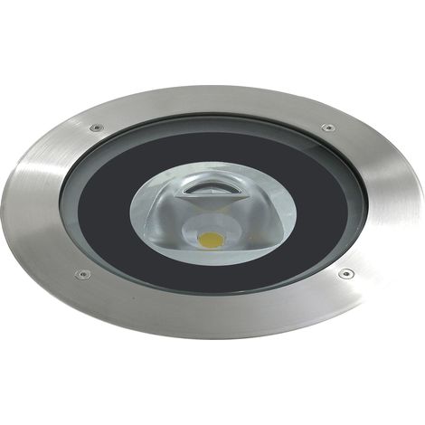 Empotrable suelo SPIONA IP68 LED COB 24W 3555lm(2970lm) CRI90 4000K 40º Inox