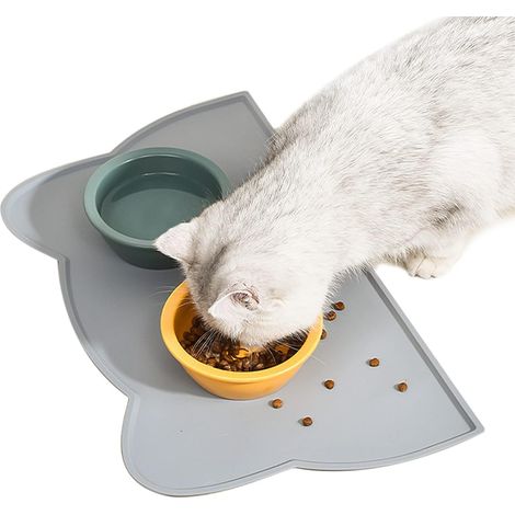 Cat and dog food mats Silicone non-slip food mats Waterproof mats (1/5)
