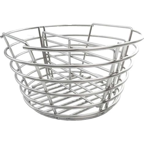 Panier à charbon de bois en acier inoxydable pour Patton barbecue kamado 15-16"