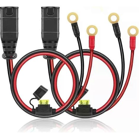 2er-Pack Kabelbaum für NOCO GC002 X-Connect 6mm Smart-Batterien, Erhaltungsladegerät, Starthilfekabel (1/4)