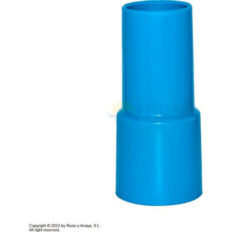 Terminale per tubo per piscina con filettatura destra da 38 mm.