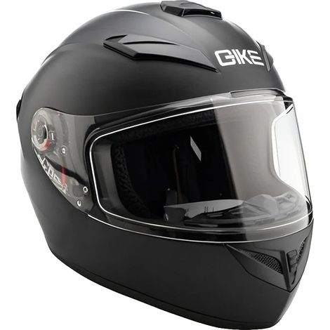 Casque de moto intégral, construction durable, ventilation améliorée, noir, L (1/2)
