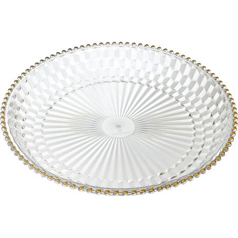 Plateau de Service "Sabah" 38cm Transparent