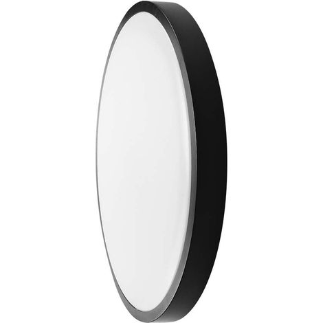 V-TAC Runde LED-Deckenleuchte 36W Fernbedienung Bewegungsmelder Schwarz Naturweiß IP44 (1/5)