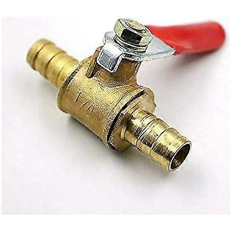 6 mm Spitzkugelhahn, Absperrventil für Wasser, Gas und Öl (1 Stück) (1/4)