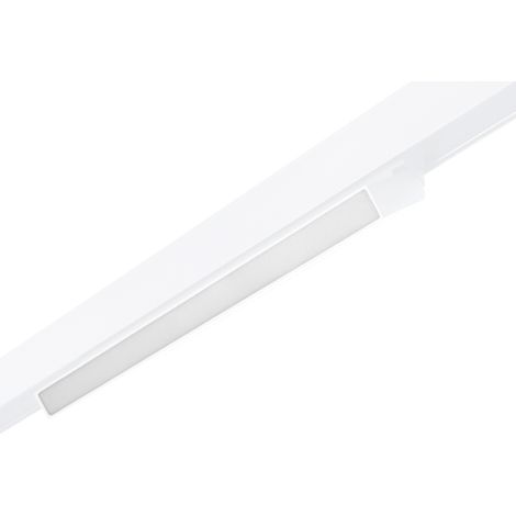 Spot LED opale CCT linéaire orientable sur rail magnétique 48V - - Blanc