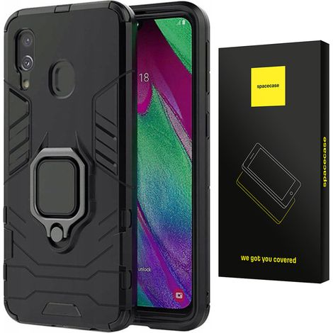 Étui Spacecase X-Ring Galaxy A40 noir (1/5)