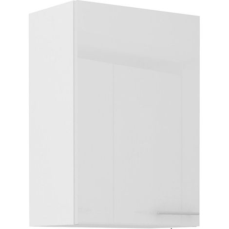 Küche Hängeschrank 50 Lara Weiß Hochglanz Küchenzeile Küchenblock (1/4)