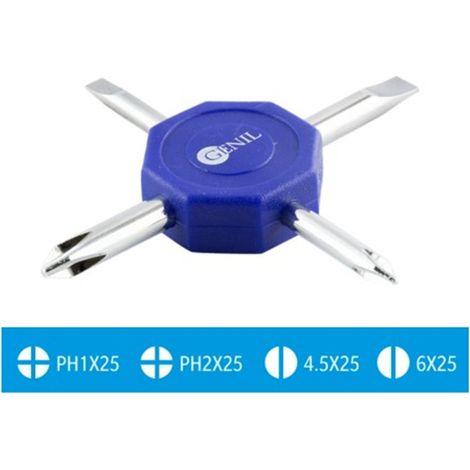 Set Llave Múltiple Contador + Llave Cruz Destornillador