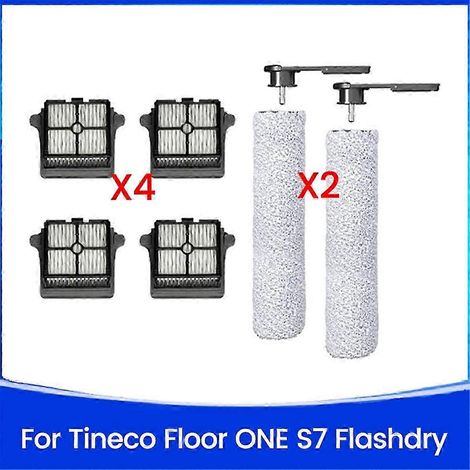 Lot de 6 pièces de rechange compatibles avec l'aspirateur eau et poussière Tineco Floor One S7 QV (WHBYV) (1/4)
