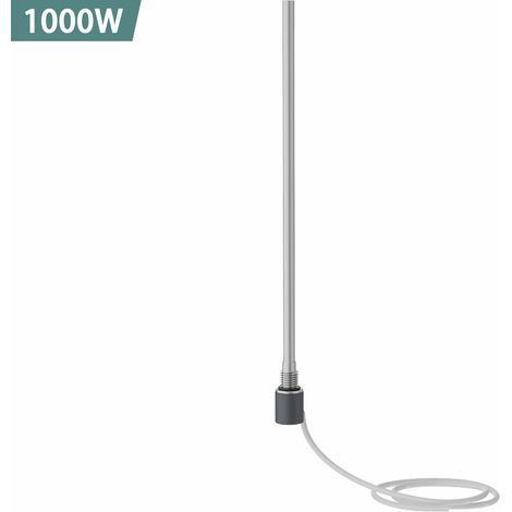 NRG Electric Heating Element for Heated Towel Rail Radiator Rads 1000W Anthracite