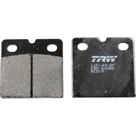 Pastillas de freno TRW ZF KH18 orgánicas para BMW R 80 GS / RT K1 / K 100 LT / RS 80-92, Triumph Bonneville 87-, delanteras/traseras