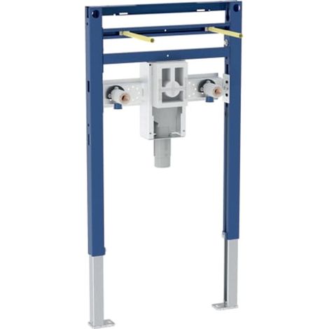 Geberit Duofix Elemento per lavabo, 82–98 cm, rubinetteria a colonna, con sifone sottopiano, 111.489.00.1