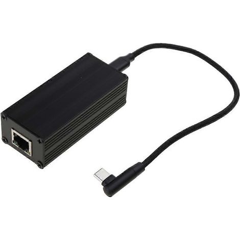 PoE-zu-Typ-C-Netzwerkkarte 5V/9V Adaptive 10/100Mbps Ethernet-Karte Kabelgebundenes Breitband
