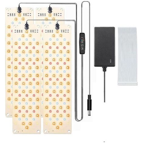 Panneau lumineux LED pour plantes - Adaptateur de prise UE (1/5)