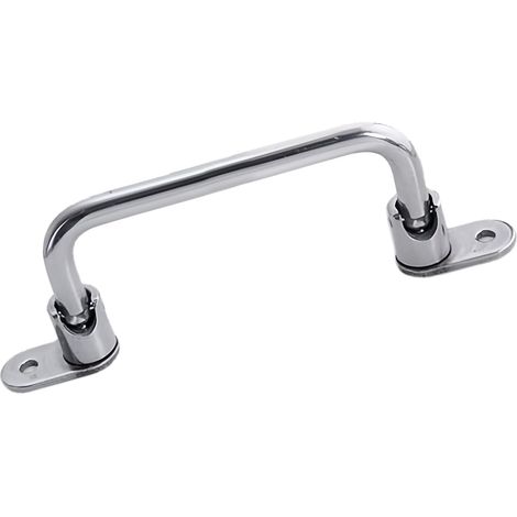 Poignée de porte pliante à 90 degrés en acier inoxydable pour armoire électrique Poignée mobile Matériel extérieur ménage Gain de place Tirette d'armoire (1/5)