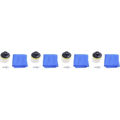Windschutzscheiben-Polierset mit 32 Filzpads à 75 mm (3 Zoll) zur Ausbesserung von Kratzern und Glas (1/5)