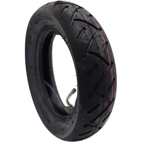 CST electric scooter with 10-inch (10×2.50) tires and pneumatic inner and outer tires, wear-resistant and thickened vacuum inner and outer tires. (1/4)
