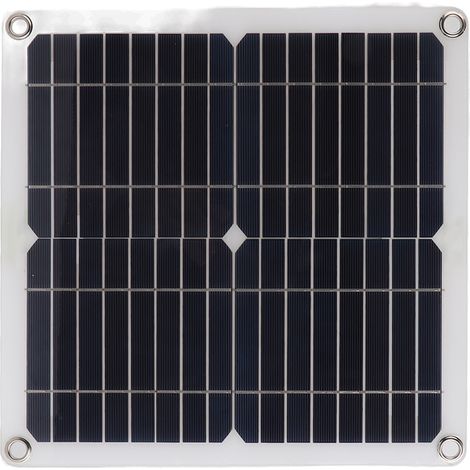 Kit panneau solaire portable 200 W 12 V, panneau solaire monocristallin avec contrôleur pour cyclisme, alpinisme, randonnée, camping, 30 A (1/5)