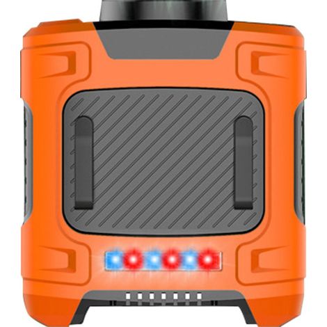 AMXCNOY Tragbarer Ventilator mit Gürtel- oder Nackenclip, 3 einstellbaren Geschwindigkeitsstufen, integriertem LED-Licht und Powerbank-Kompatibilität (1/5)