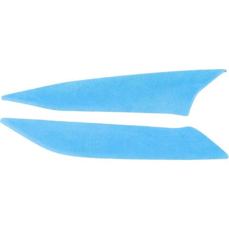 2 Stück Wildleder-Schalthebel-Seitenverkleidung passend für 3er G20 G28 2019–2021 LHD Blau (1/5)